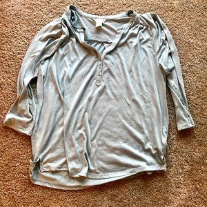 H&M Light Blue Top
